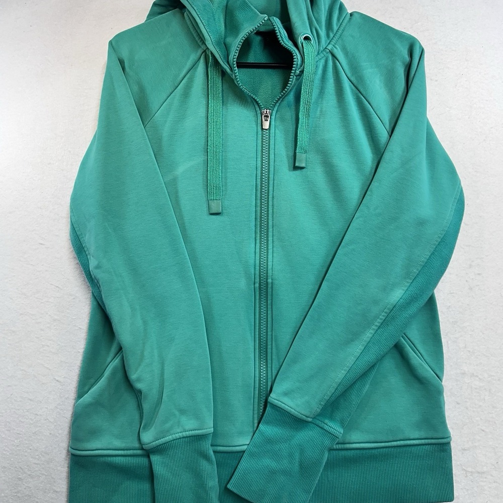 Athleta Women's Blue/Teal Triumph Zip Up Long Sleeve Hoodie Jacket - M